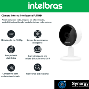 iM1 câmera Inteligente interna fixa Intelbras