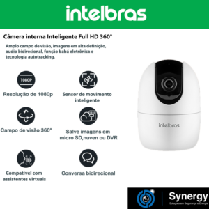 iM4 câmera inteligente interna 360º Intelbras