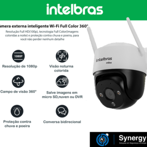 iM7 câmera inteligente externa 360º Intelbras