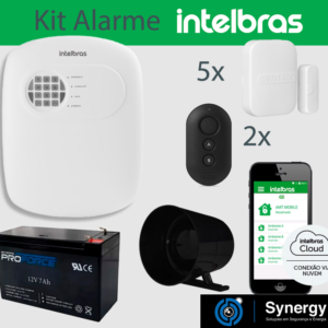 Kit de alarme com 5 sensores magnéticos