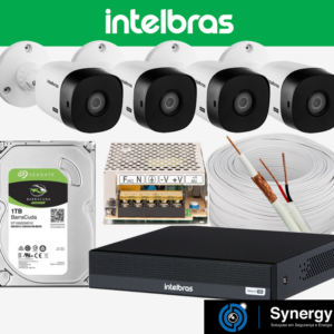 Kit Intelbras de câmeras FullHD