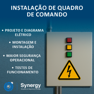 Instalação de Quadro de Comando 1 Bomba