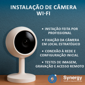 Instalação de Câmera WI-Fi Interna